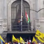 Khalistani supporters pull down Tricolour outside Indian High Commission in UK