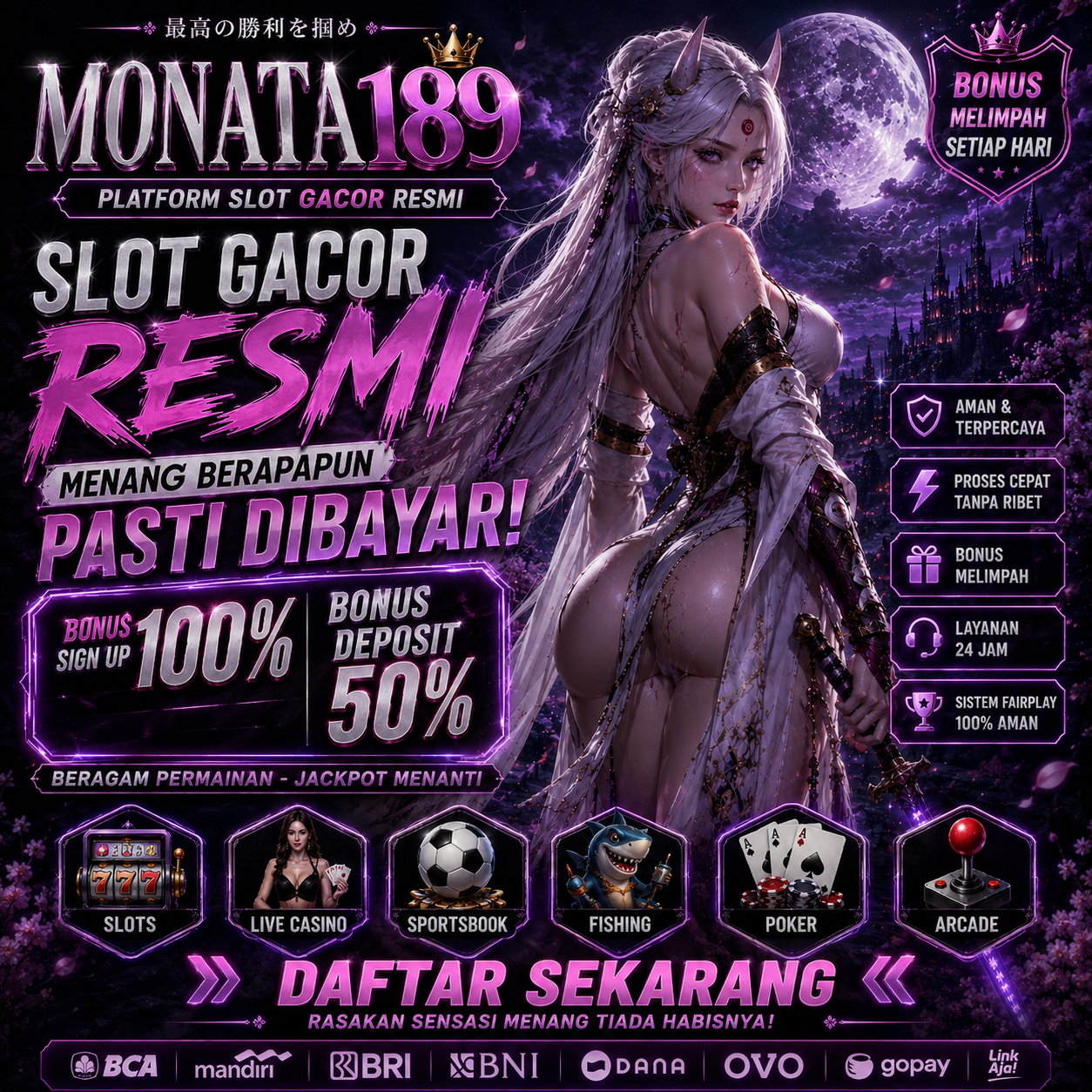 MONATA189 | Platform Slot Gacor Resmi Bonus Melimpah